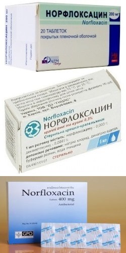 Norfloxacin    -  4