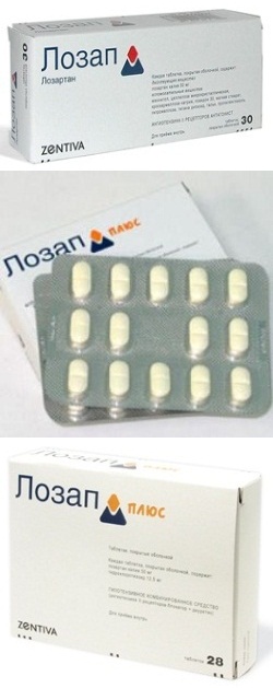 Лозап и Лозап плюс (таблетки 12.5, 50 и 100 мг) – инструкция по .