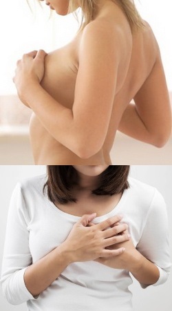 Может ли при мастопатии болеть одна молочная железа и как снять боль в груди